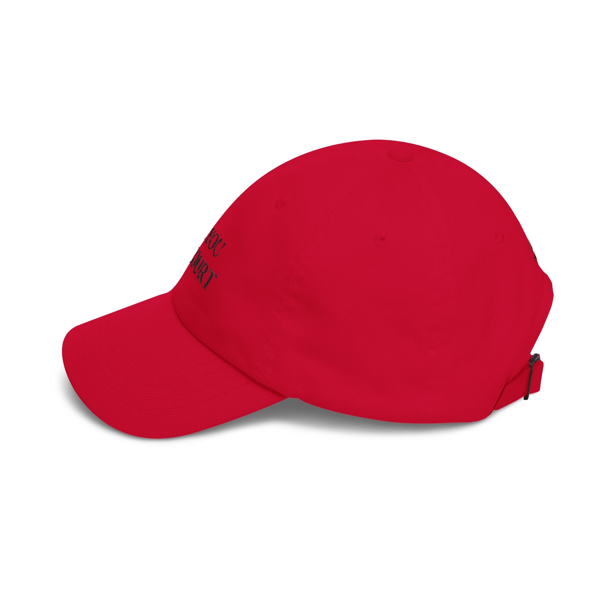 See You In Court Dad Cap — Funny Embroidered Statement Baseball Hat