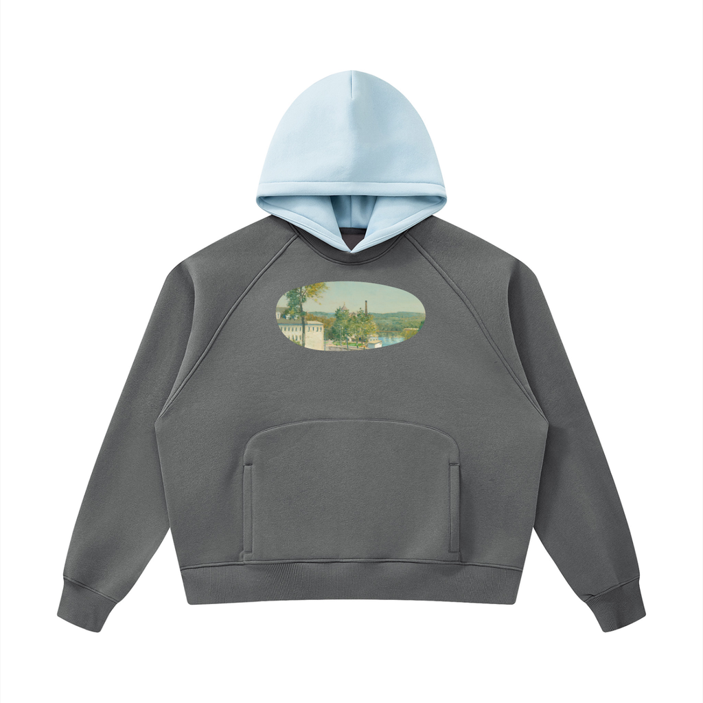 Weir Impressionist Colorblock Hoodie